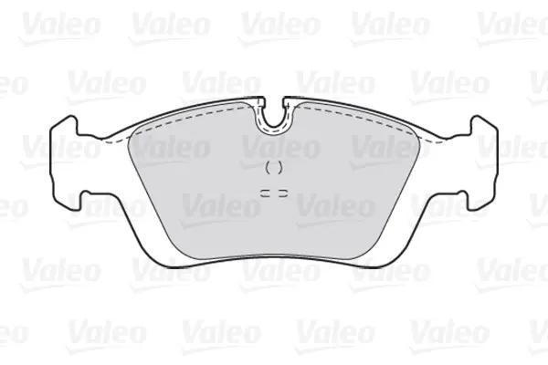 Гальмівні колодки дискові BMW 3/Z3/Z4 "1,6-3,0 "F "90-09 Valeo 301018 (фото 1)