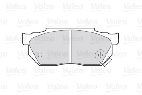Гальмівні колодки First HONDA CRX/Civic/Prelude "F "83-95 Valeo 301047