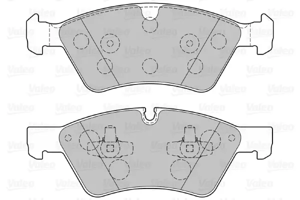 Гальмівні колодки дискові MERCEDES GL-Class/M-Glass/R-Class "3,0-5,0 "F "05>> Valeo 301107 (фото 1)