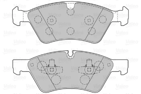 Гальмівні колодки дискові MERCEDES GL-Class/M-Glass/R-Class "3,0-5,0 "F "05>> Valeo 301107