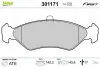 Гальмівні колодки дискові FORD Fiesta "1,0-1,8 "F "89-08 Valeo 301171 (фото 1)