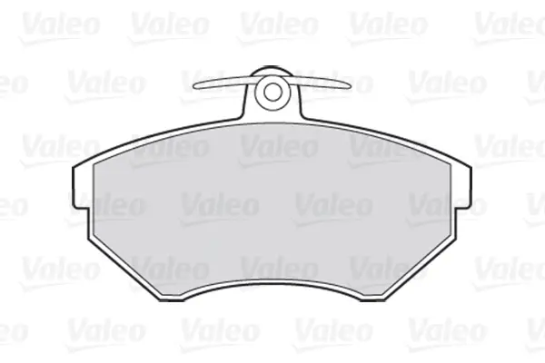 Гальмівні колодки дискові VAG Cordoba/Ibiza/Toledo/Caddy/Golf/Jetta/Passat/Vento "1,4-2,2 "F "84-04 Valeo 301330 (фото 1)