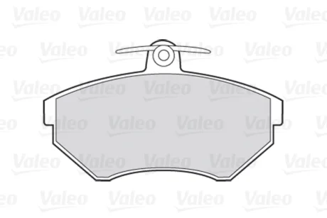 Гальмівні колодки дискові VAG Cordoba/Ibiza/Toledo/Caddy/Golf/Jetta/Passat/Vento "1,4-2,2 "F "84-04 Valeo 301330