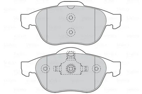 Гальмівні колодки дискові RENAULT Laguna "1,6-2,2 "F "01>> Valeo 301566