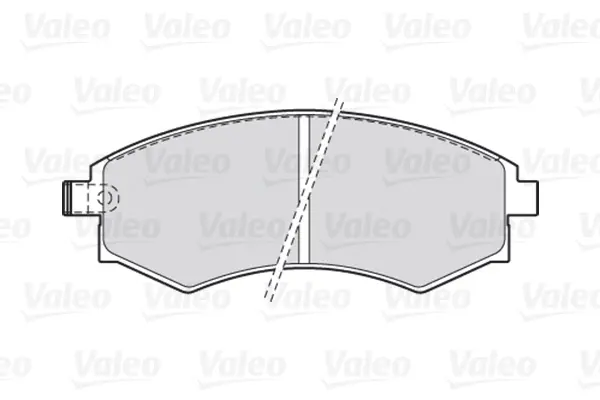 Гальмівні колодки First DAEWOO/HYUNDAI/SSANGYONG Korando/Lantra/Korando "F "88>> Valeo 301574 (фото 1)