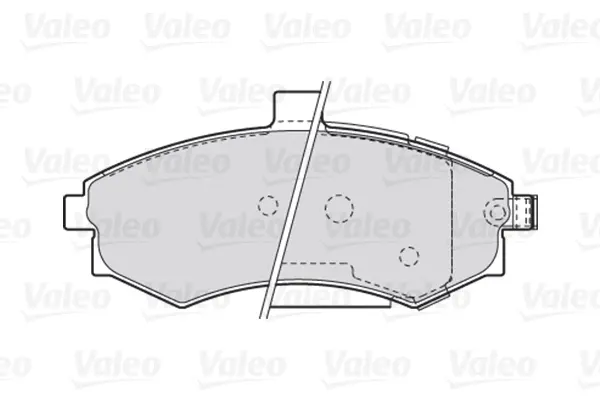 Гальмівні колодки First HYUNDAI/KIA Elantra/Cerato "F "00-18 Valeo 301781 (фото 1)