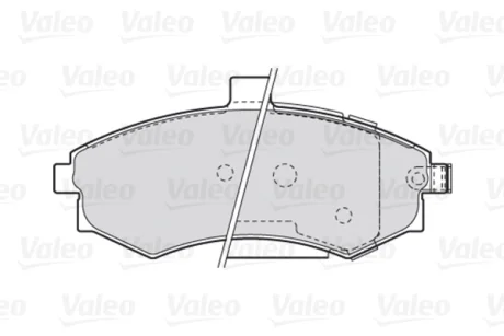 Гальмівні колодки First HYUNDAI/KIA Elantra/Cerato "F "00-18 Valeo 301781
