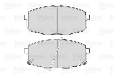 Гальмівні колодки First HYUNDAI/KIA I30/Ceed "F "06-19 Valeo 301842
