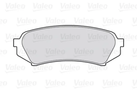 Гальмівні колодки дискові LEXUS/TOYOTA LX470/LandCruiser100 "4,2-4,7 "R "98-08 Valeo 301865