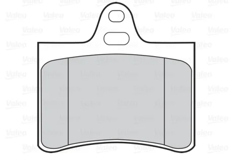 Гальмівні колодки дискові CITROEN C5 "1,6-3,0 "R "01-08 Valeo 302021