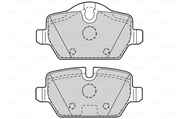 Гальмівні колодки First BMW 1/3 "R "04-13 Valeo 302051 (фото 1)