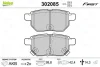 Гальмівні колодки дискові LEXUS/SUBARU/TOYOTA CT/Trezia/Auris/Corolla/Prius/Yaris "1,0-1,8 "R "05>> Valeo 302085 (фото 1)