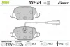 Гальмівні колодки дискові ABARTH/FIAT/LANCIA 500/Panda/Ypsilon/Idea "0,9-1,6 "R "04>> Valeo 302141 (фото 1)