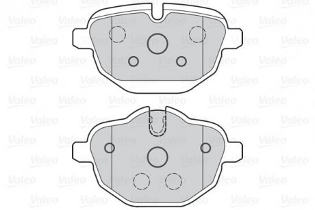 Гальмівні колодки дискові BMW 5/7/i8/X3/X4/Z4 &quot;1,5-3,0 &quot;R &quot;08&gt;&gt; Valeo 302159 (фото 1)