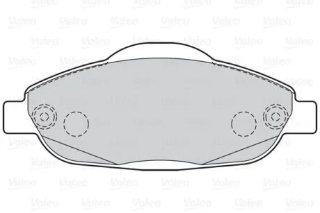 Гальмівні колодки дискові PEUGEOT 3008/308 "F "07-16 Valeo 302215