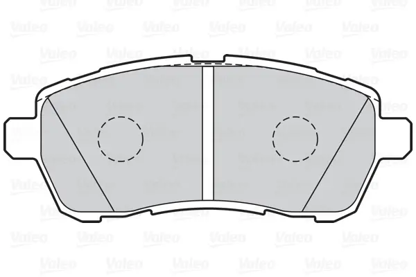 Гальмівні колодки дискові FORD/MAZDA Fiesta/2 "1,25-1,6 "F "07>> Valeo 302220 (фото 1)