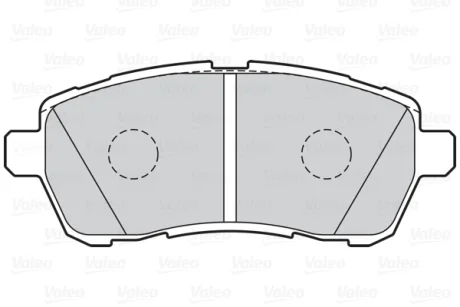 Гальмівні колодки дискові FORD/MAZDA Fiesta/2 "1,25-1,6 "F "07>> Valeo 302220