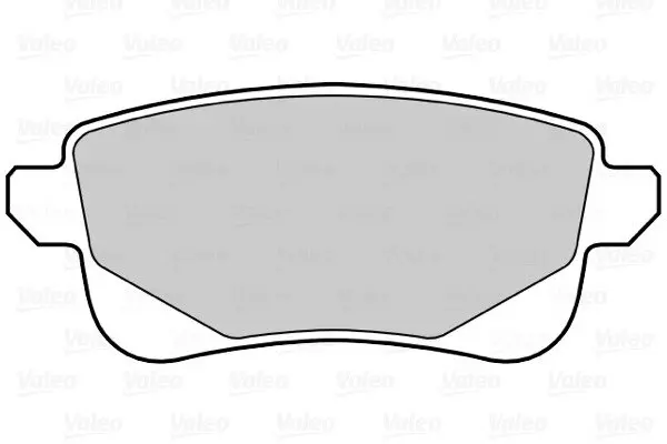 Гальмівні колодки дискові RENAULT Grand Scenic/Scenic "1,2-2,0 "R "09>> Valeo 302232 (фото 1)