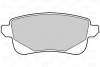 Гальмівні колодки дискові RENAULT Grand Scenic/Scenic "1,2-2,0 "R "09>> Valeo 302232 (фото 1)