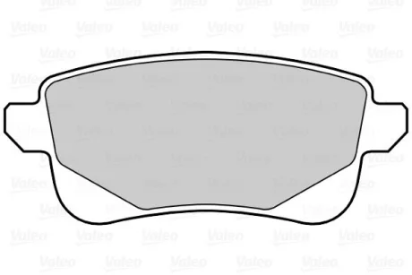Гальмівні колодки дискові RENAULT Grand Scenic/Scenic "1,2-2,0 "R "09>> Valeo 302232