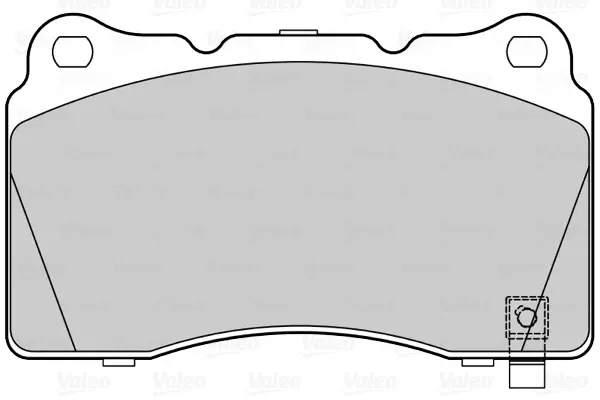 Гальмівні колодки First CADILLAC/CHEVROLET/OPEL/SAAB ATS/Camaro/Astra/9-5 "F "09>> Valeo 302310 (фото 1)