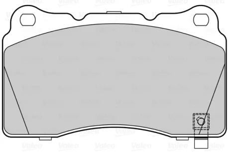Гальмівні колодки First CADILLAC/CHEVROLET/OPEL/SAAB ATS/Camaro/Astra/9-5 "F "09>> Valeo 302310