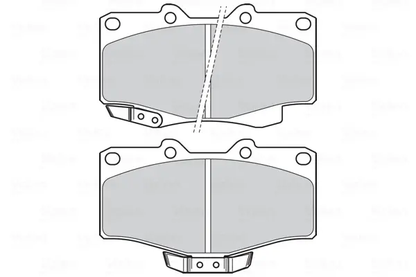 Гальмівні колодки First TOYOTA/VW Hilux/Taro "F "84>> Valeo 302331 (фото 1)