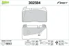 Гальмівні колодки First AUDI/PORSCHE A6/Macan "F "08>> Valeo 302584 (фото 1)