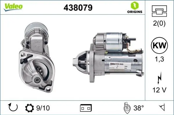 Стартер Valeo 438079 (фото 1)