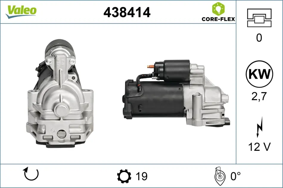 Стартер Valeo 438414 (фото 1)