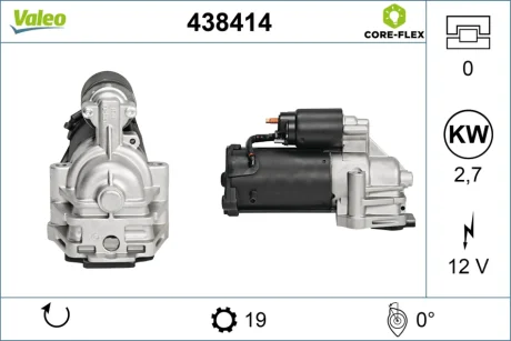 Стартер Valeo 438414