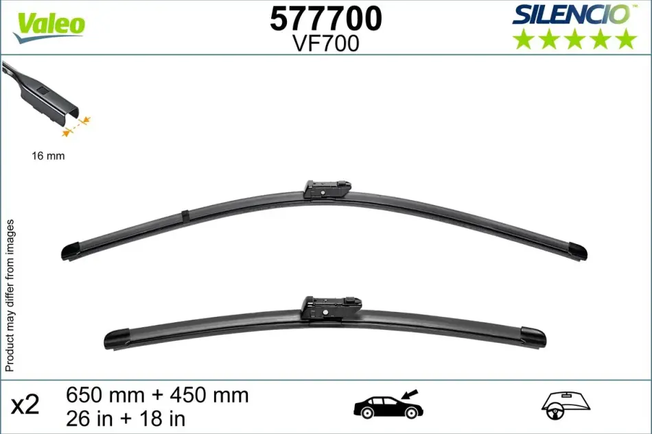 Щітка склоочисника Valeo 577700 (фото 1)