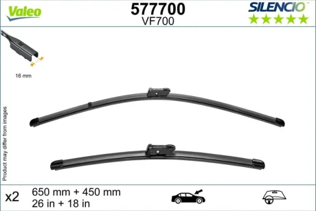 Щітка склоочисника Valeo 577700