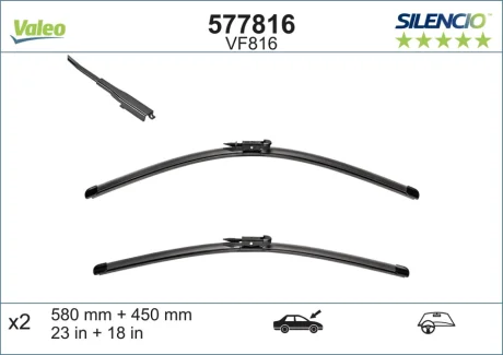 Щітка склоочисника Valeo 577816
