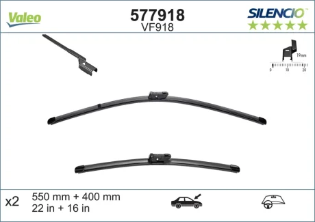 Щітка склоочисника Valeo 577918