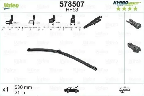 Щітка склоочисника Valeo 578507