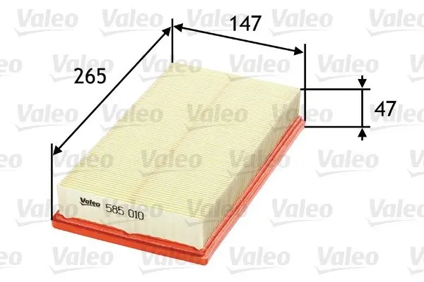 Фільтр повітряний FORD Focus/Tourneo/Transit "1,4-2,0 "98-13 Valeo 585010 (фото 1)
