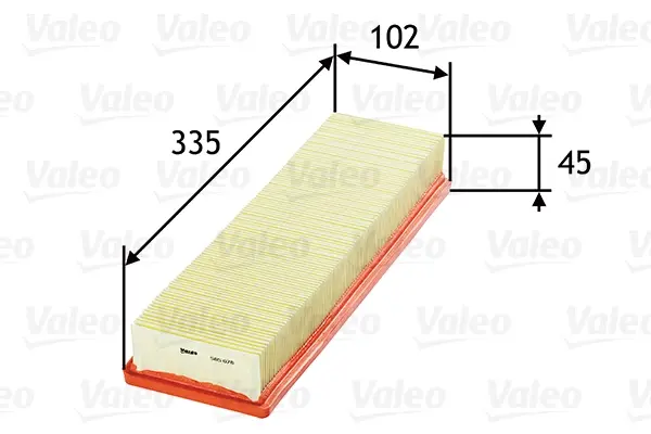 Фільтр повітряний двигуна VALEO Valeo 585078 (фото 1)