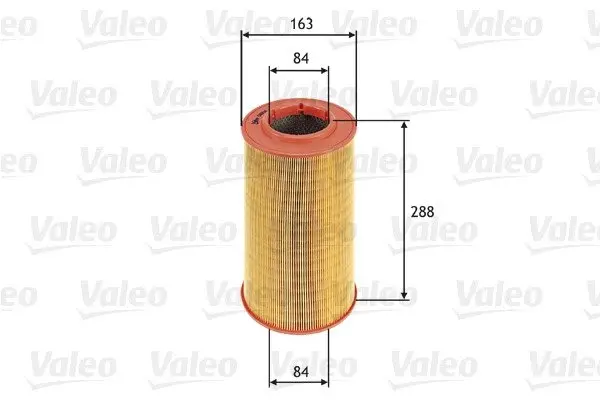 Фільтр повітряний CITROEN/FIAT/PEUGEOT Jumper/Ducato/Boxer "1,9-3,0 "94>> Valeo 585614 (фото 1)