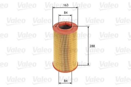 Фільтр повітряний CITROEN/FIAT/PEUGEOT Jumper/Ducato/Boxer "1,9-3,0 "94>> Valeo 585614