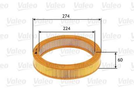 Фільтр повітряний Valeo 585619