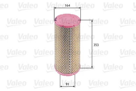 Фільтр повітряний IVECO Daily/Massif "2,3-3,0 "99-11 Valeo 585624