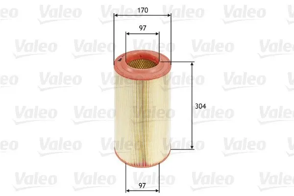Фільтр повітряний CITROEN/FIAT/IVECO/PEUGEOT Jumper/Ducato/Daily/Boxer "2,0-3,0 "06>> Valeo 585694 (фото 1)