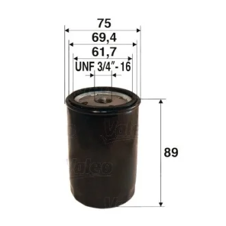 Фільтр масляний FORD USA/FORD/LAND ROVER/MAZDA Mustang/Focus/Range Rover/6 "1,0-2,5 "00>> Valeo 586083