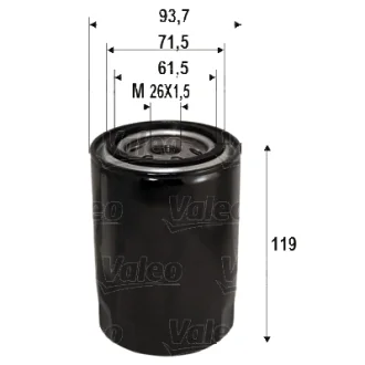 Фільтр масляний HYUNDAI/KIA H-1/Carnival "2,5-2,9 "97>> Valeo 586090