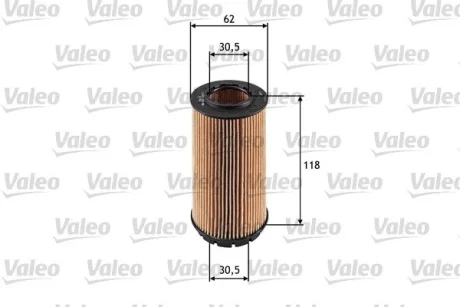 Фільтр масляний CHRYSLER/HYUNDAI/JEEP/KIA Voyager/Santa Fe/Cherokee/Sportage "1,5-2,8 "00-10 Valeo 586525