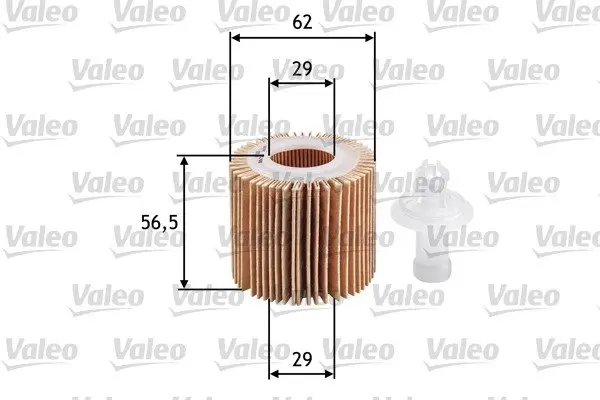 Фільтр масляний DAIHATSU/SUBARU/TOYOTA Sirion/Justy/Auris "1,0-1,5 "05>> Valeo 586583 (фото 1)