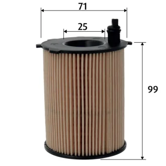 Фільтр масляний CITROEN/DS/OPEL/PEUGEOT C4/DS/Crossland/Partner "1,6 "08>> Valeo 586665