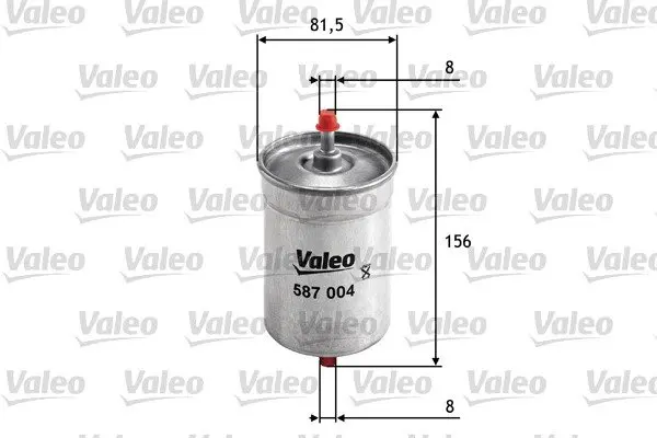 Фільтр паливний ALFA ROMEO/ALPINA/ALPINE/BERTONE/BMW 75/B3/V6/Freeclimber/3 "1,6-3,4 "71-06 Valeo 587004 (фото 1)