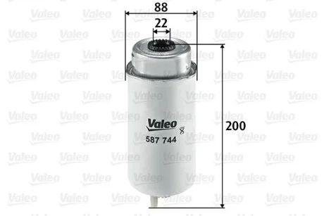 Фільтр паливний FORD Transit 125-137л.с. Diesel 02-06 Valeo 587744